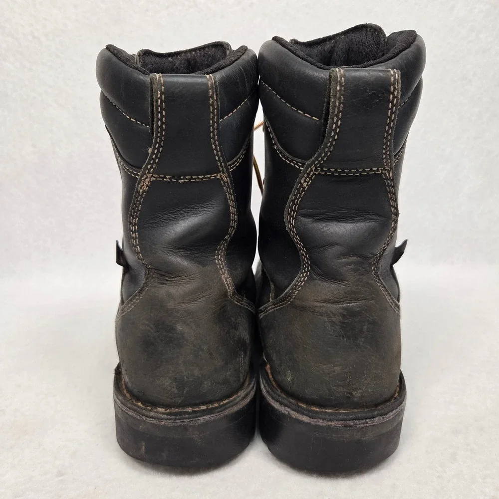 Danner Quarry USA Work Boots Mens 11.5 EE Black Leather Alloy Toe Gore-Tex 17311
